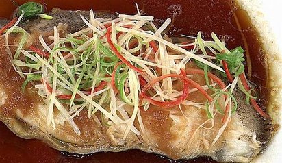 客式醃瓜蒸魚