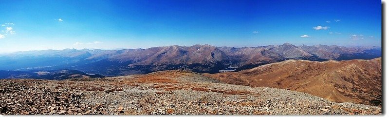 View to Mosquito Range from Silverheels&apos; summit