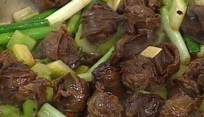 洋芹辣炒螺肉