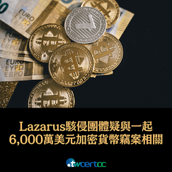 _19_2023.07.27_Lazarus_駭侵團體疑與一起_6,000_萬美元加密貨幣竊案相關