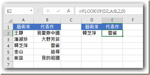 vlookup