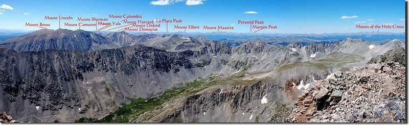 View to southwest from the summit of Quandary Peak (2)-1