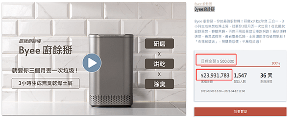 MYFEEL 品感覺 - Byee 廚餘掰 最強廚餘機  讓你不再為倒廚餘煩惱 