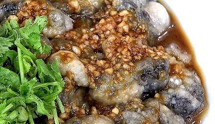蒜泥涼粉鮮蚵