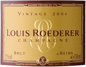 Louis Roederer Brut Vintage 2006