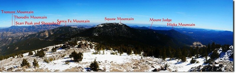 Overlooking east from the summit of Chief Mountain 1-1