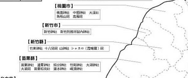 台灣日治時期神社的紋章/社徽​​