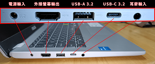 ASUS_E410KA_端子說明_左