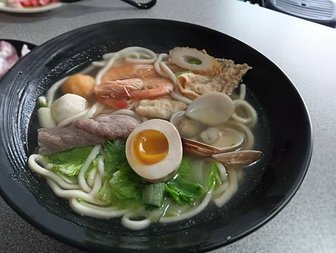 上好呷鍋燒麵/八斗子海鮮/瑞芳美食/平價有質感的鮮味/花小錢