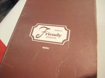 晚餐到了Friendy Pizzeria