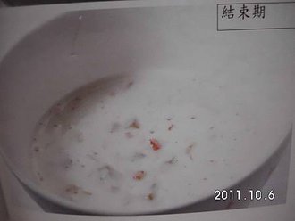 口腔潰瘍  用溫和的材料容易下嚥    蟹肉起司羮湯