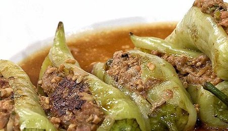 翡翠椒酒釀鑲肉