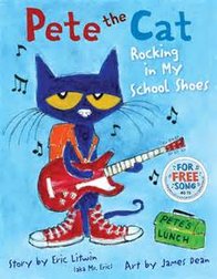 Pete the cat rocking in my school shoes