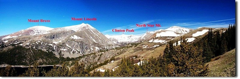 Lincoln &amp; Bross from Hoosier Pass 2