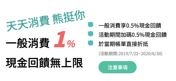 玉山-U bear-網購-5%-超商-711-全家-萊爾富-OK-8%-電影=20%-刷卡-現金回饋-無上限-信用卡-辦卡