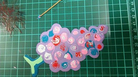 玻璃彩繪貼 葡萄3