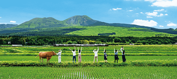 豐後大野市地質景點 原尻瀑布