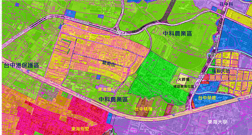 理解縣市交界處的地景: 東海大學鄰居