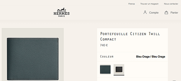 (開箱) HERME&apos;S Citizen Twill Com