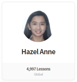 會說中文的Tutoring外師Hazel Anne