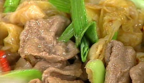 酸高麗炒牛肉