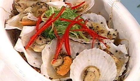 粉絲蒸扇貝