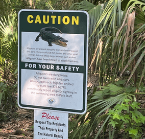 (待不住，往外跑) 在佛羅里達州Weeki Wachee S