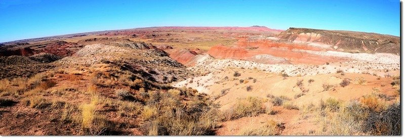 Painted Desert Panorama From  Whipple Point