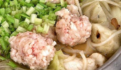 海鮮魚丸米粉湯