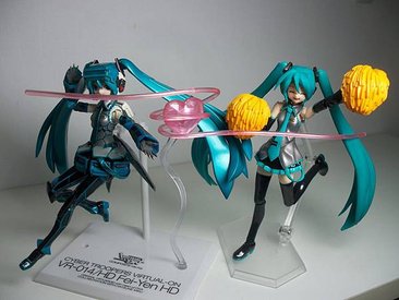 figma 初音ミク(應援ver)&amp;Virtuaroid Fei-Yen HD (1).JPG