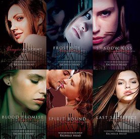 The_covers_of_the_six_Vampire_Academy_books