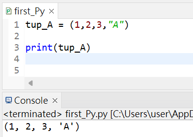 Python Eclipse 初學 入門 教學 元組 宣告 tuple AttributeError: &apos;tuple&apos; object has no attribute &apos;add&apos;