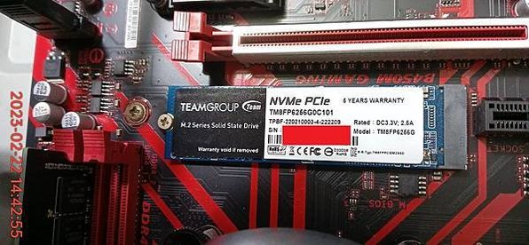 TEAMGROUP MP33 256GB M.2 PCIe 