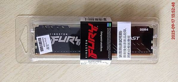 KINGSTON FURY BEAST DDR4 8GB記憶