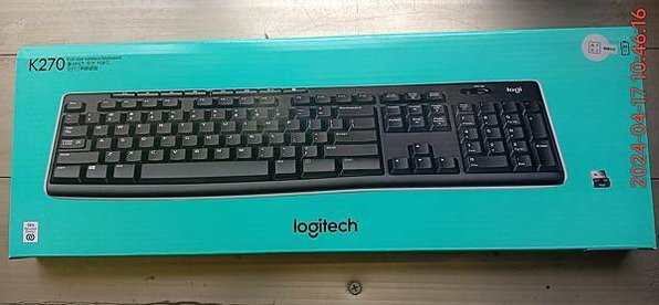 Logitech羅技K270全尺寸無線鍵盤開箱