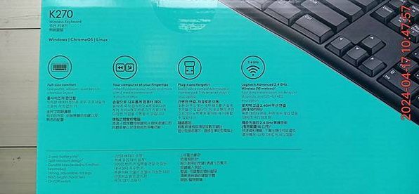 Logitech羅技K270全尺寸無線鍵盤開箱