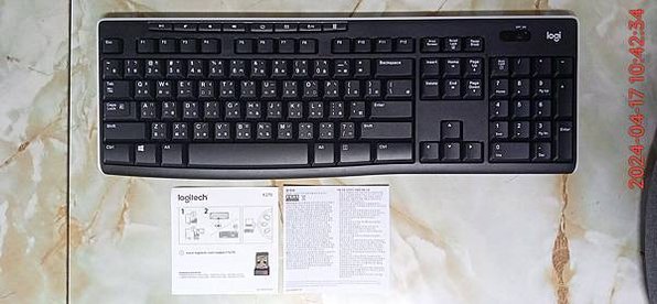 Logitech羅技K270全尺寸無線鍵盤開箱