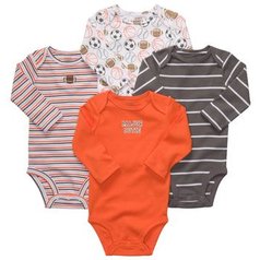 Long Sleeve 4-Pack Bodysuits