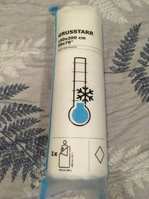 【涼被】IKEA - %22GRUSSTARR涼被%22 睡覺超級涼的棉被！ 使用心得1.JPG