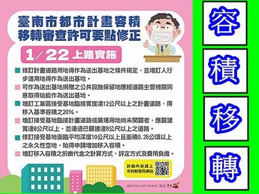 臺南市容積移轉(示意圖)