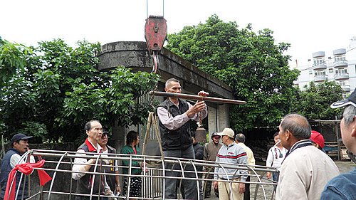 2018年新竹縣義民文化祭/1934年義民廟前有石馬及石燈籠
