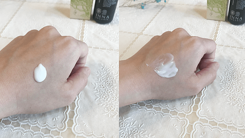 try cream on my hand