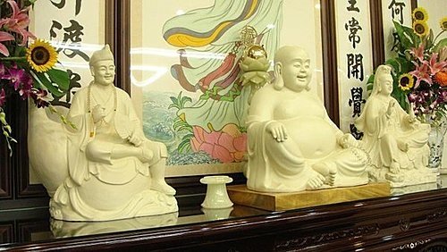 一貫道佛像 - 彌勒祖師 濟公師父 南海古佛