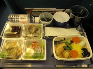 我的飛機餐，但主菜跟姊換了
