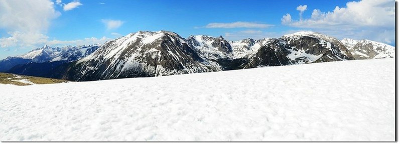 Viewing the Continental Divide from Forest Canyon