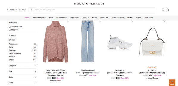 Moda Operandi 優惠促銷折扣