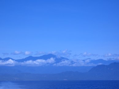 雲都在台灣本島，綠島沒有雲