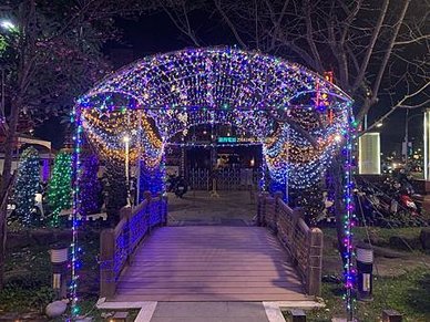 [新北旅遊]接雲寺附屬公園柏壽公園，這裡是南雅夜市商圈重要夜