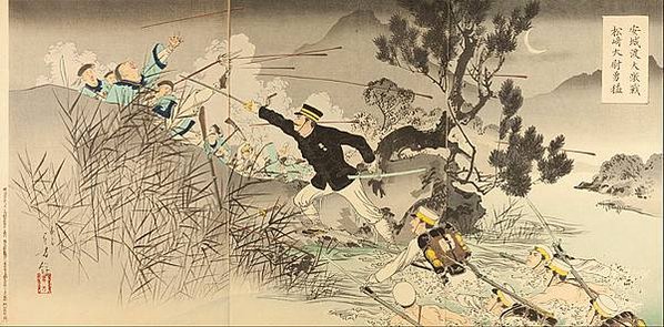 800px-Mizuno_Toshikata_-_The_Great_Battle_of_Ansong_Ford-_The_Valor_of_Captain_Matsuzaki_-_Google_Art_Project