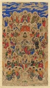 諸神圖/總真圖/《中國諸神體系》/灶君司命、城隍，土地、財神